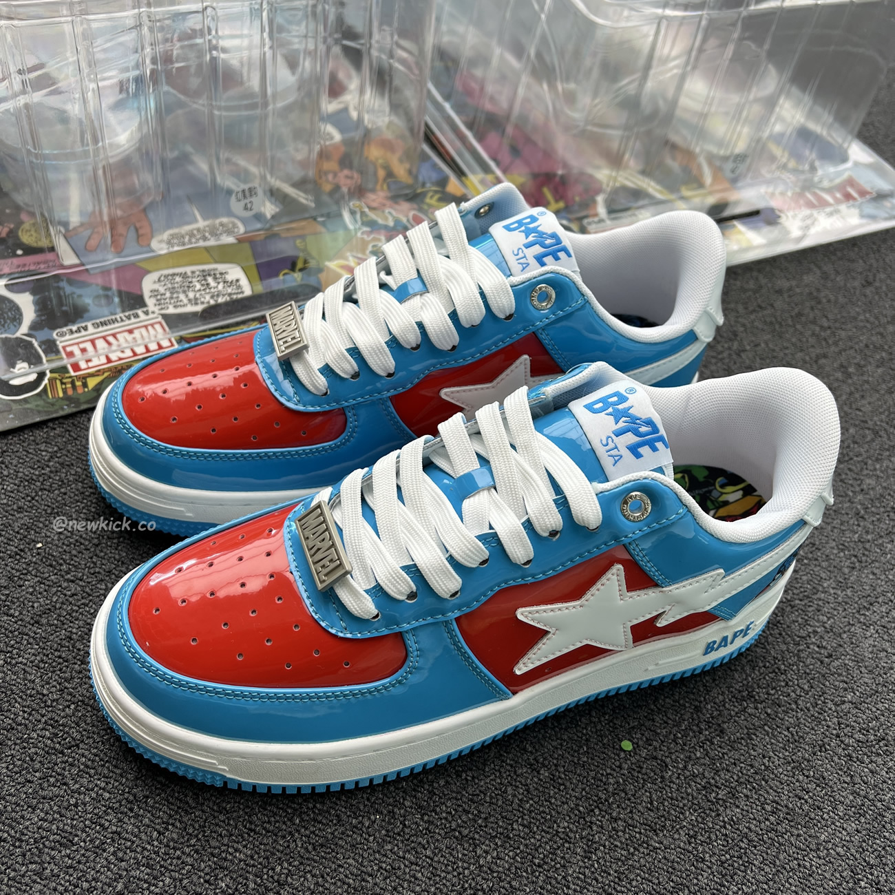 A Bathing Ape Bape Sta Marvel Comics Rocket Raccoon Thor Hulk Captain America Black Widow Iron Man  2022 (8) - www.newkick.vip
